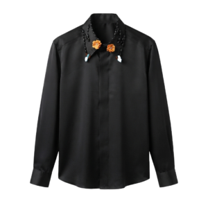 Obsidian Beaded Statement Shirt