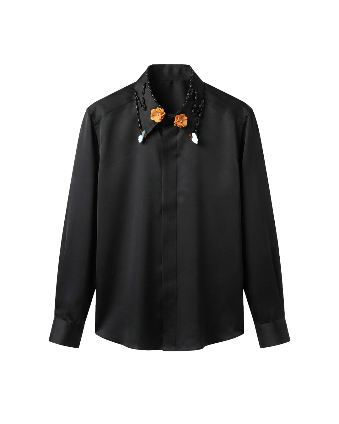 Obsidian Beaded Statement Shirt
