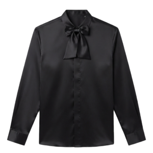 Noir Bow-Tie Shirt