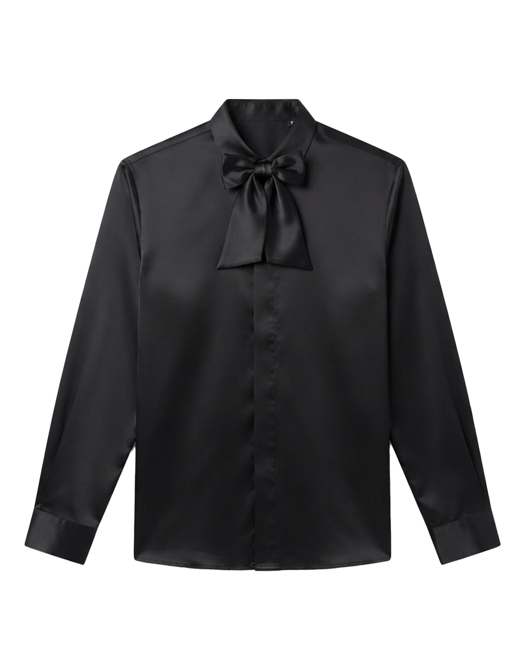 Noir Bow-Tie Shirt